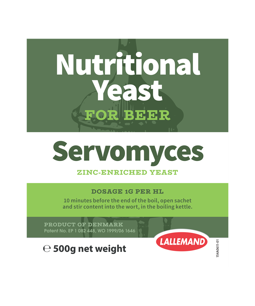Servomyces ZincEnriched Yeast Nutrient (500g) Murphy & Son Inc.