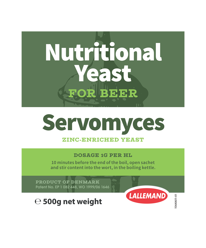 Servomyces Zinc-Enriched Yeast Nutrient (500g)